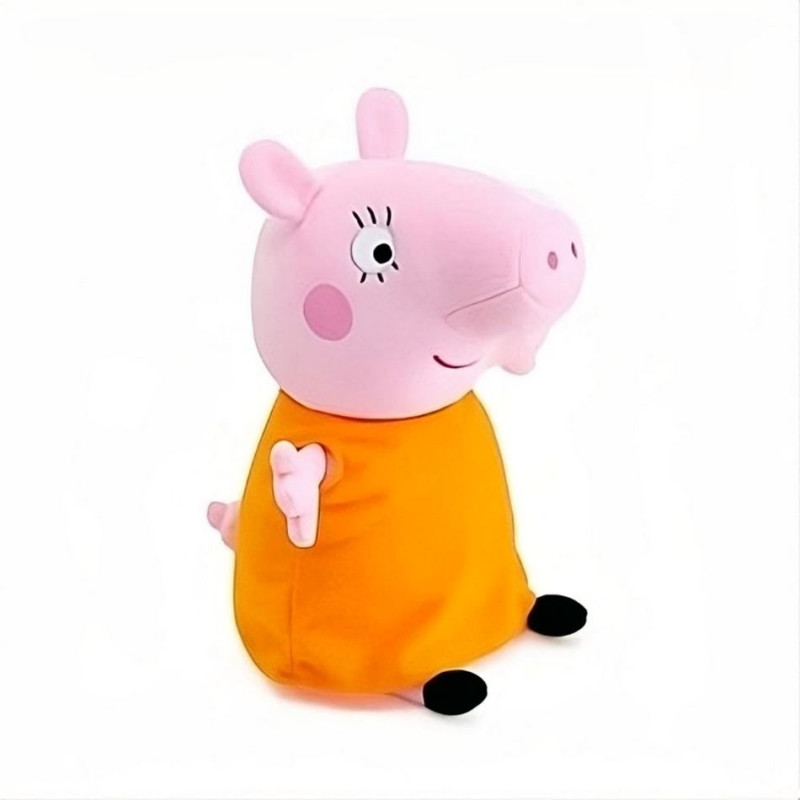 Peluche maman peppa pig de face